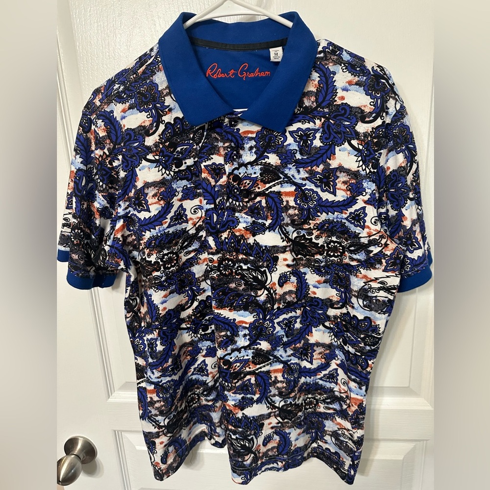 Men’s robert graham medium classic fit polo